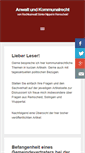 Mobile Screenshot of anwalt-und-kommunalrecht.de